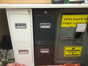 Post Office Keys Locked In Safe