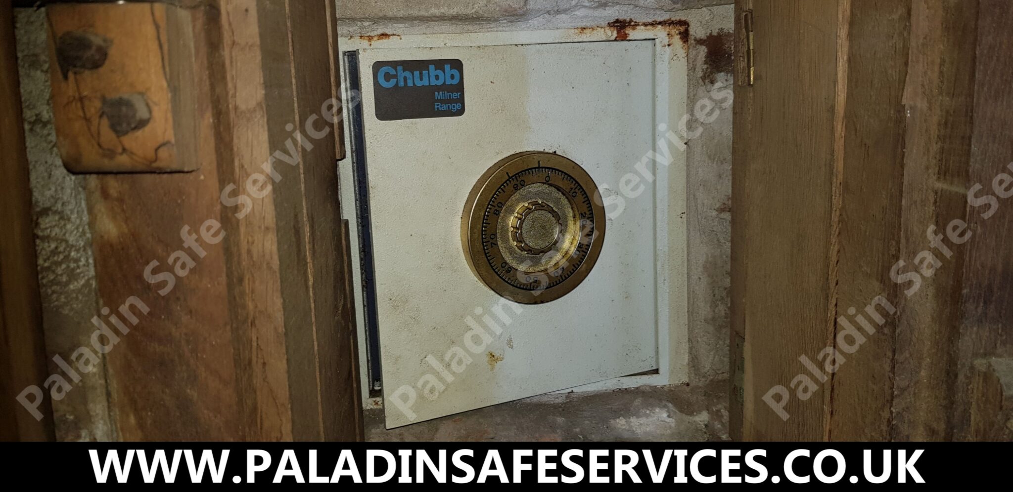 Chubb Milner Range Wall Safe Lost Combination Paladin Safe Services