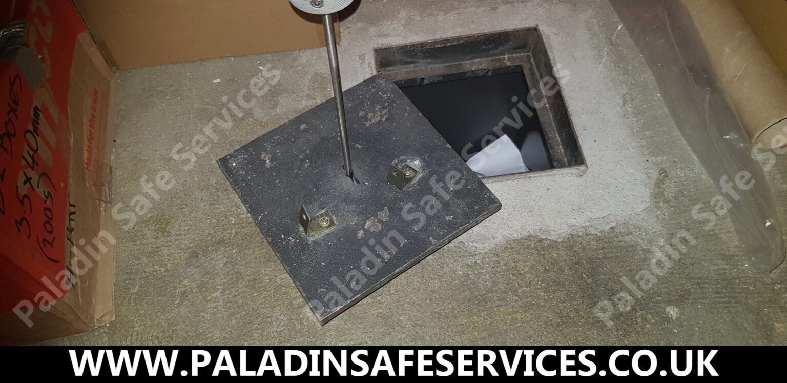 Under floor safe key snapped in lock Paladin Safe Services